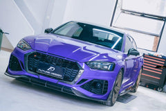 Future Design Carbon Fiber FRONT GRILL SIDE OVERLAY TRIM - "Blaze kit" for Audi RS5 B9.5 2020-2022 - Performance SpeedShop