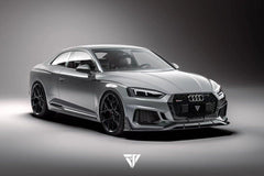 Future Design Carbon Fiber FRONT LIP SPLITTER - "Blaze kit" for Audi RS5 B9 2017-2019 - Performance SpeedShop