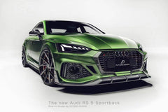 Future Design Carbon Fiber FRONT LIP SPLITTER - "Blaze kit" for Audi RS5 B9.5 2020-2022 - Performance SpeedShop