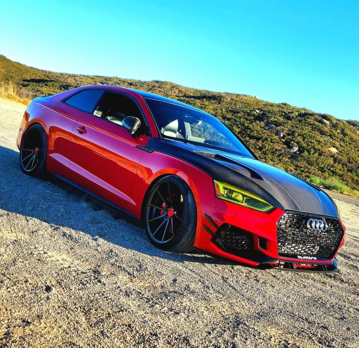 Future Design Carbon Fiber HOOD BONNET - "Blaze kit" for Audi RS5 S5 A5 B9 B9.5 2017-ON - Performance SpeedShop