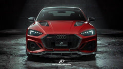 Audi RS5 S5 A5 B9 B9.5 2017-ON with Aftermarket Parts - V1 Hood Bonnet Carbon Fiber / FRP from Future Design Carbon