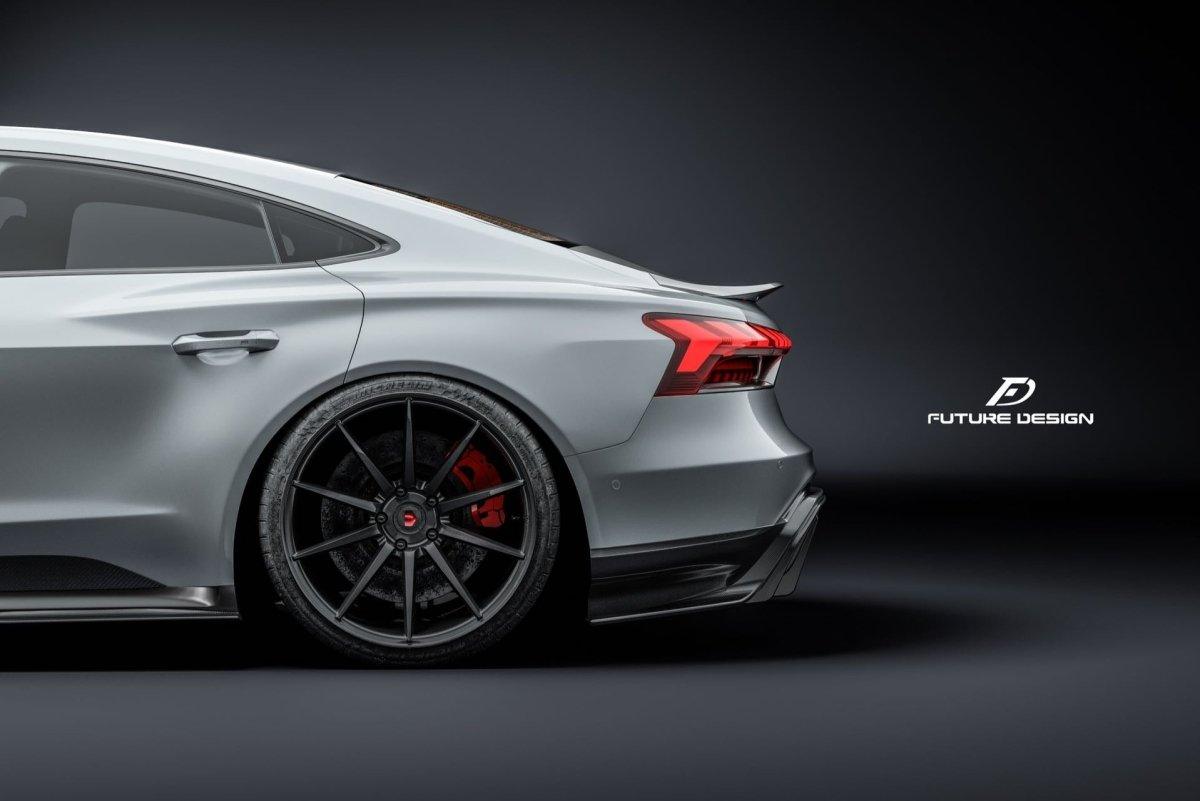 Future Design Carbon Fiber REAR DIFFUSER for Audi e-Tron GT 2021-ON - Performance SpeedShop