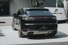Future Design Carbon Fiber REAR DIFFUSER for Porsche Cayenne Coupe 9Y3 - Performance SpeedShop
