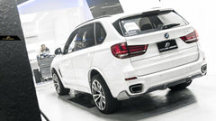 Future Design Carbon Fiber REAR DIFFUSER & REAR CANARDS MTECH STYLE for BMW F15 X5 2014-2018 - Performance SpeedShop