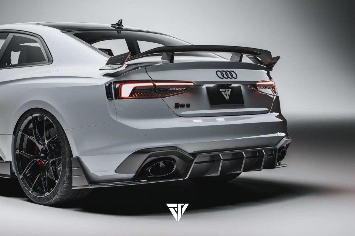 Audi A5 S5 RS5 B9 B9.5 2017-ON with Aftermarket Parts - Rear Wing Spoiler Carbon Fiber / FRP from Future Design