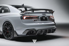 Audi A5 S5 RS5 B9 B9.5 2017-ON with Aftermarket Parts - Rear Wing Spoiler Carbon Fiber / FRP from Future Design