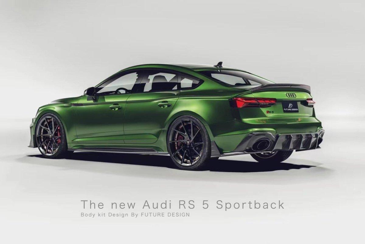 Future Design Carbon Fiber REAR SPOILER - "Blaze kit" for Audi RS5 S5 A5 B9 B9.5 2017-2022 4 Door - Performance SpeedShop