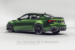 Future Design Carbon Fiber REAR SPOILER - "Blaze kit" for Audi RS5 S5 A5 B9 B9.5 2017-2022 4 Door - Performance SpeedShop