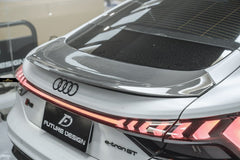 Future Design Carbon Fiber REAR SPOILER for Audi e-Tron GT 2021-ON - Performance SpeedShop