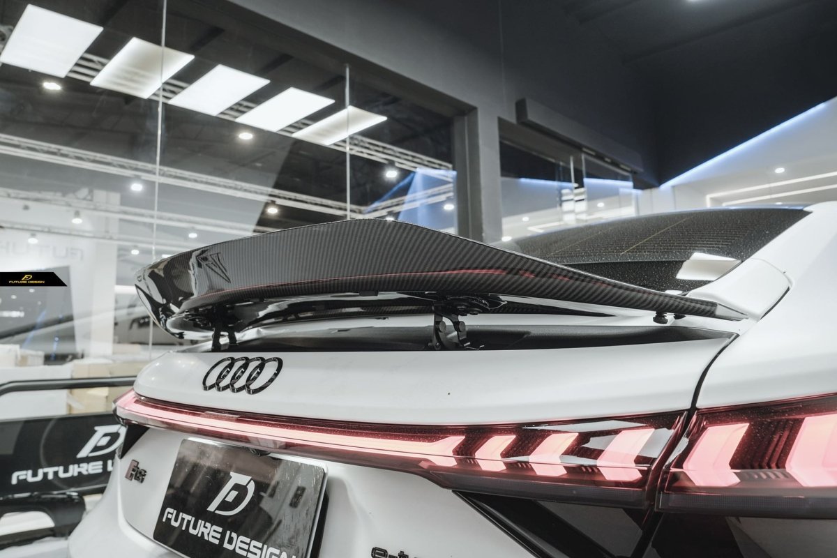 Future Design Carbon Fiber REAR SPOILER for Audi e-Tron GT 2021-ON - Performance SpeedShop