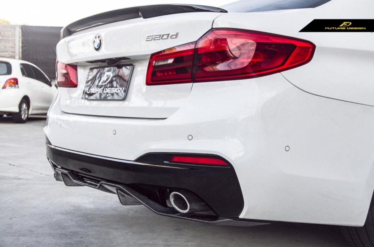 Future Design Carbon Fiber Rear Spoiler M Performance Style For BMW F90 M5 & 5 Series G30 530i 540i 2017-ON - Performance SpeedShop