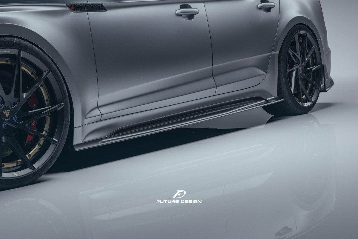 Future Design Carbon Fiber SIDE SKIRTS - "Blaze kit" for Audi RS5 B9.5 2020-2022 - Performance SpeedShop