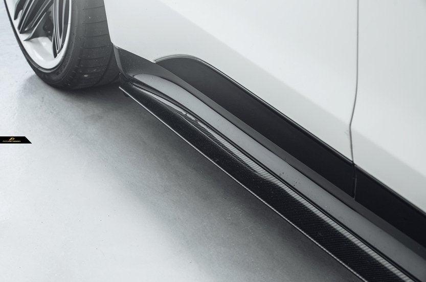Future Design Carbon Fiber SIDE SKIRTS for Audi e-Tron GT 2021-ON - Performance SpeedShop