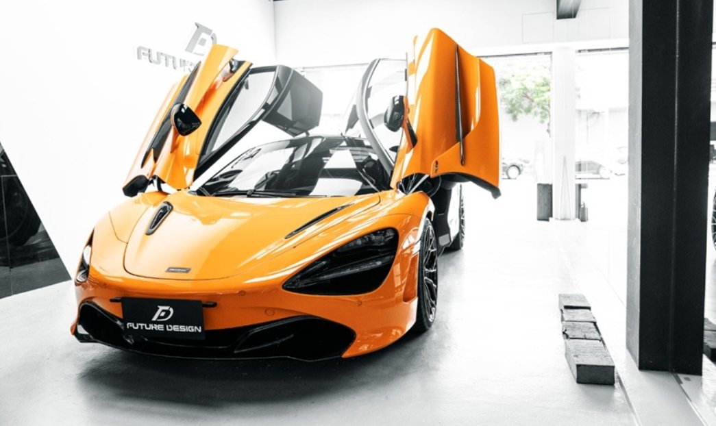 Future Design Carbon McLaren 720S Carbon Fiber Side Blades - Performance SpeedShop