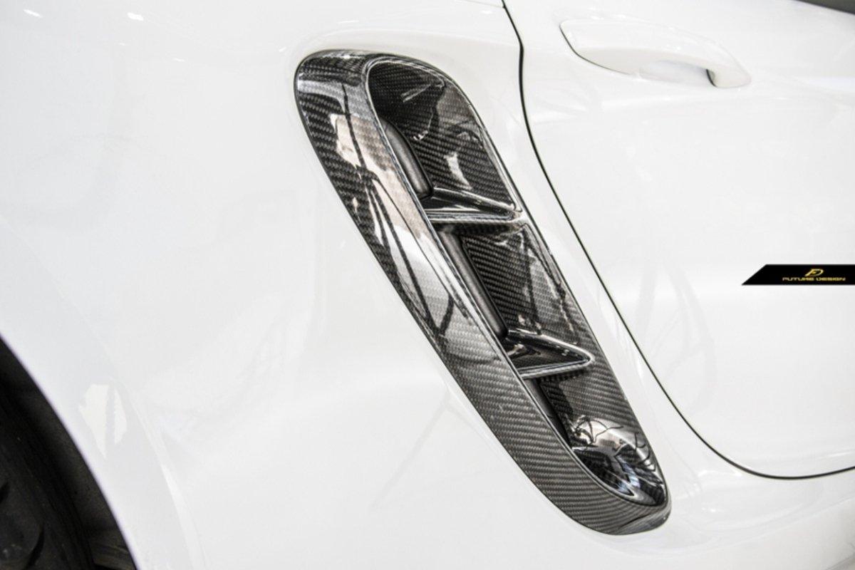 Future Design Carbon Porsche 718 Cayman / Boxster Carbon Fiber Side Vents Cover - Performance SpeedShop