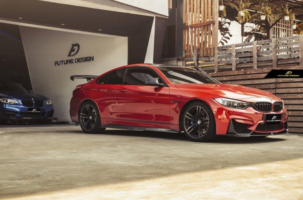 Future Design Carbon PSM Carbon Fiber Side Skirts for BMW F82 F83 M4 - Performance SpeedShop