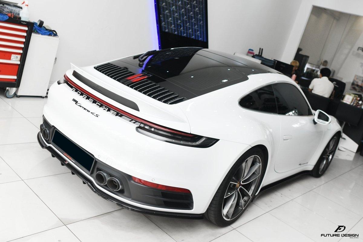 Future Design Ducktail REAR SPOILER for Porsche 992 Carrera & 4 & S & 4S - Performance SpeedShop