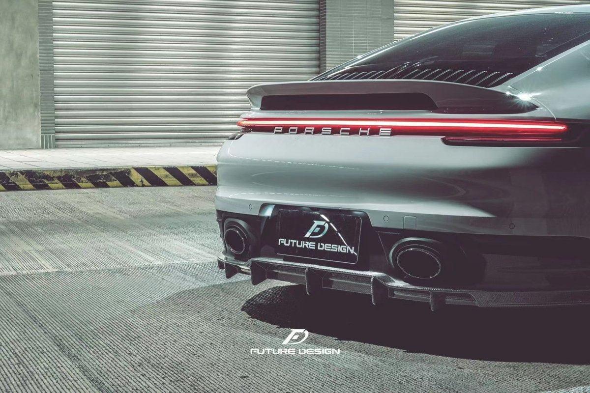 Future Design Ducktail REAR SPOILER for Porsche 992 Carrera & 4 & S & 4S - Performance SpeedShop