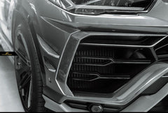Future Design FD Carbon Fiber FRONT BUMPER CANARDS 6 PCS FOR Lamborghini Urus - Performance SpeedShop