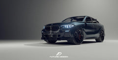 Future Design FD Carbon Fiber FRONT LIP for BMW X6 G06 2020-ON - Performance SpeedShop