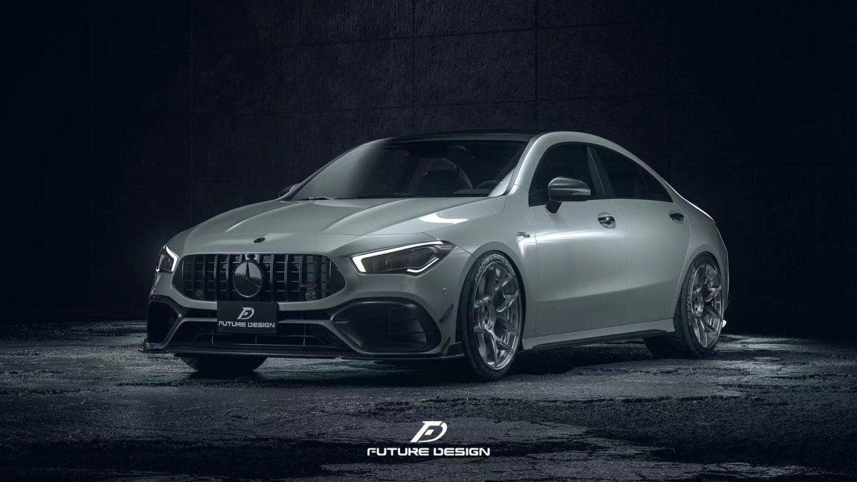 Future Design FD Carbon Fiber Front Lip For CLA C118 CLA45 2020-ON - Performance SpeedShop