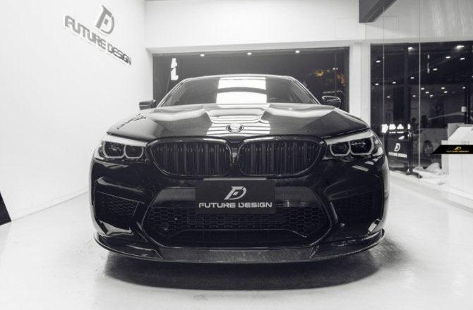 Future Design FD Carbon Fiber FRONT LIP SPLITTER for BMW M5 F90 2017-ON - Performance SpeedShop