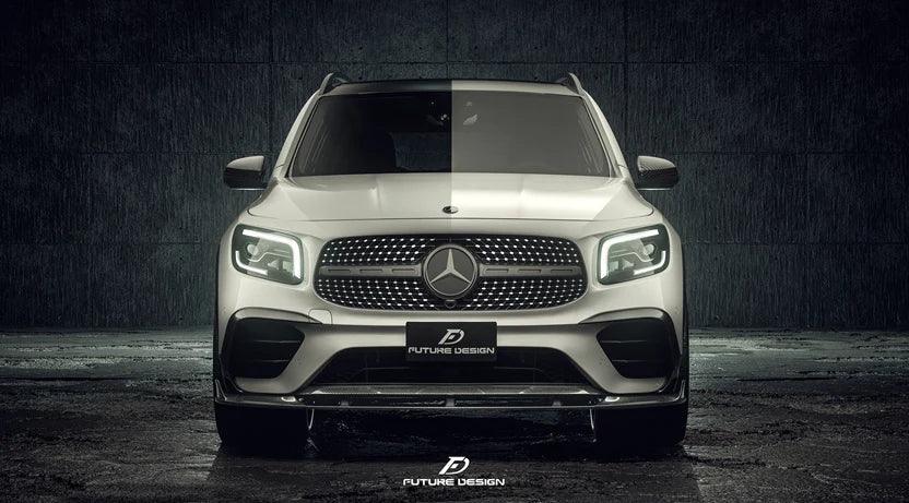Future Design FD Carbon Fiber FRONT LIP SPLITTER for Mercedes Benz GLB250 AMG / GLB35 AMG X247 2020-ON - Performance SpeedShop