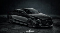 Future Design FD Carbon Fiber FRONT SPLITTER For CLS450 CLS53 W257 C257 2019-2021 - Performance SpeedShop