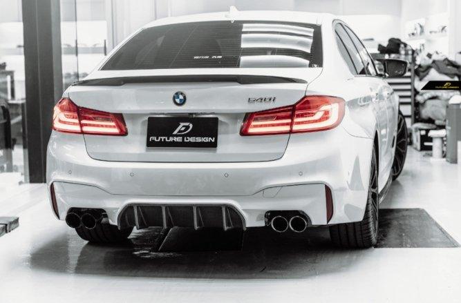 Future Design FD Carbon Fiber REAR DIFFUSER for BMW M5 F90 2017-ON - Performance SpeedShop