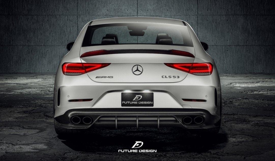 Future Design FD Carbon Fiber REAR DIFFUSER For CLS450 CLS53 W257 C257 2019-ON - Performance SpeedShop