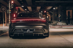 Future Design FD Carbon Fiber REAR DIFFUSER for Porsche Taycan Base & 4S - Performance SpeedShop