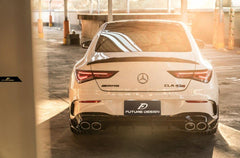 Future Design FD Carbon Fiber Rear Lower Diffuser For CLA C118 CLA45 2020-ON - Performance SpeedShop