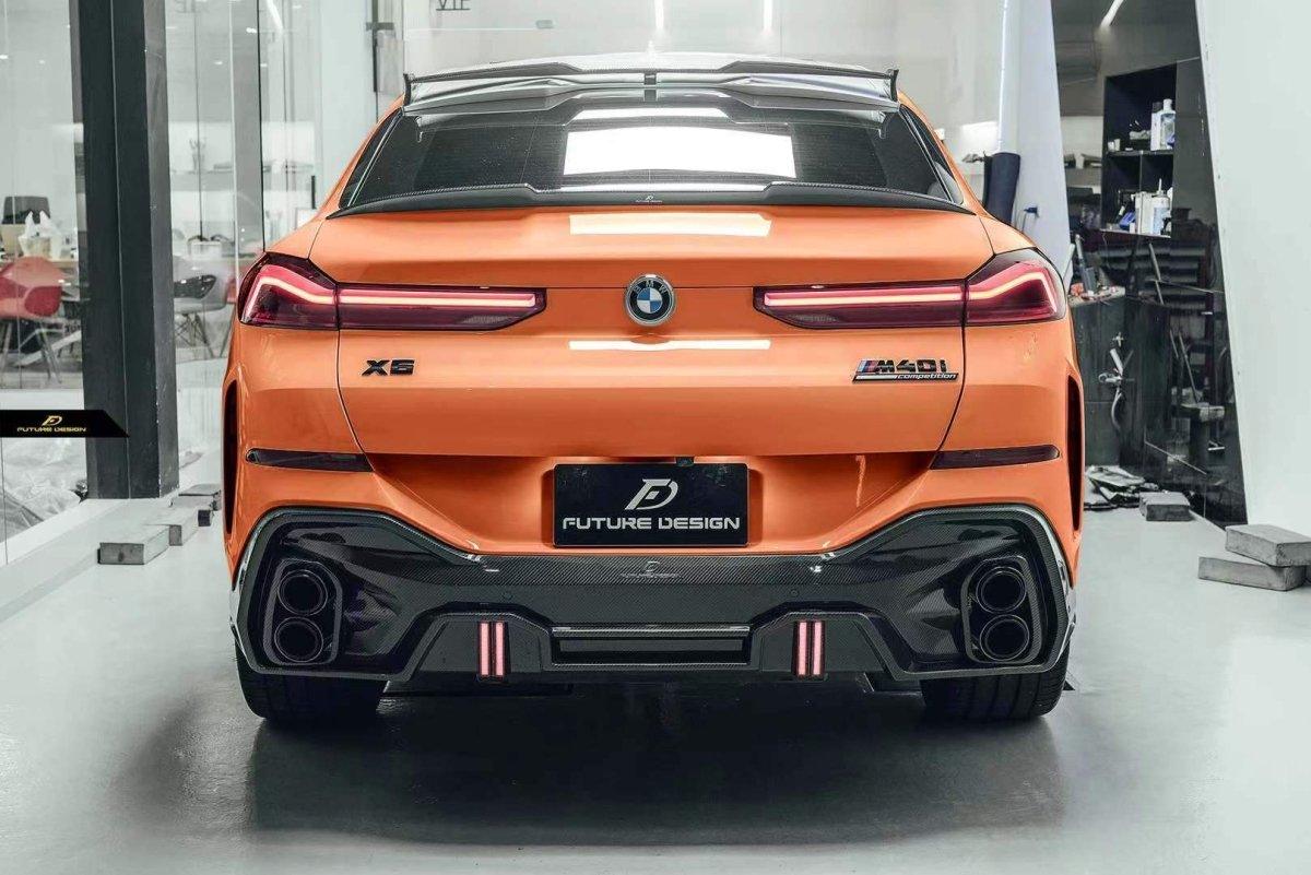 Future Design FD Carbon Fiber REAR SPOILER for BMW X6 X6M G06 2020-ON - Performance SpeedShop