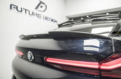 Future Design FD Carbon Fiber REAR SPOILER for BMW X6 X6M G06 2020-ON - Performance SpeedShop