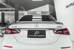Future design FD Carbon Fiber REAR SPOILER for Mercedes Benz E-Class E43 E53 E63 W213 2017-ON - Performance SpeedShop