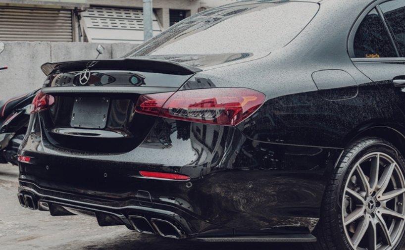 Future design FD Carbon Fiber REAR SPOILER for Mercedes Benz E-Class E43 E53 E63 W213 2017-ON - Performance SpeedShop