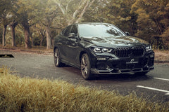 BMW X6 M60I M50I xDrive40i G06 (Fits Pre-LCI& LCI) 2020 2021 2022 2023 2024 & X6M X6MC F96 (Fits Pre-LCI& LCI) 2020 2021 2022 2023 2024 with Aftermarket Parts - Side Skirts Carbon Fiber / FRP from Future Design