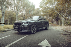 BMW X6 M60I M50I xDrive40i G06 (Fits Pre-LCI& LCI) 2020 2021 2022 2023 2024 & X6M X6MC F96 (Fits Pre-LCI& LCI) 2020 2021 2022 2023 2024 with Aftermarket Parts - Side Skirts Carbon Fiber / FRP from Future Design