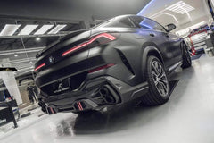 BMW X6 M60I M50I xDrive40i G06 (Fits Pre-LCI& LCI) 2020 2021 2022 2023 2024 & X6M X6MC F96 (Fits Pre-LCI& LCI) 2020 2021 2022 2023 2024 with Aftermarket Parts - Side Skirts Carbon Fiber / FRP from Future Design
