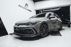 Future Design FD Carbon Fiber SIDE SKIRTS for Volkswagen Golf GTI MK8 - Performance SpeedShop