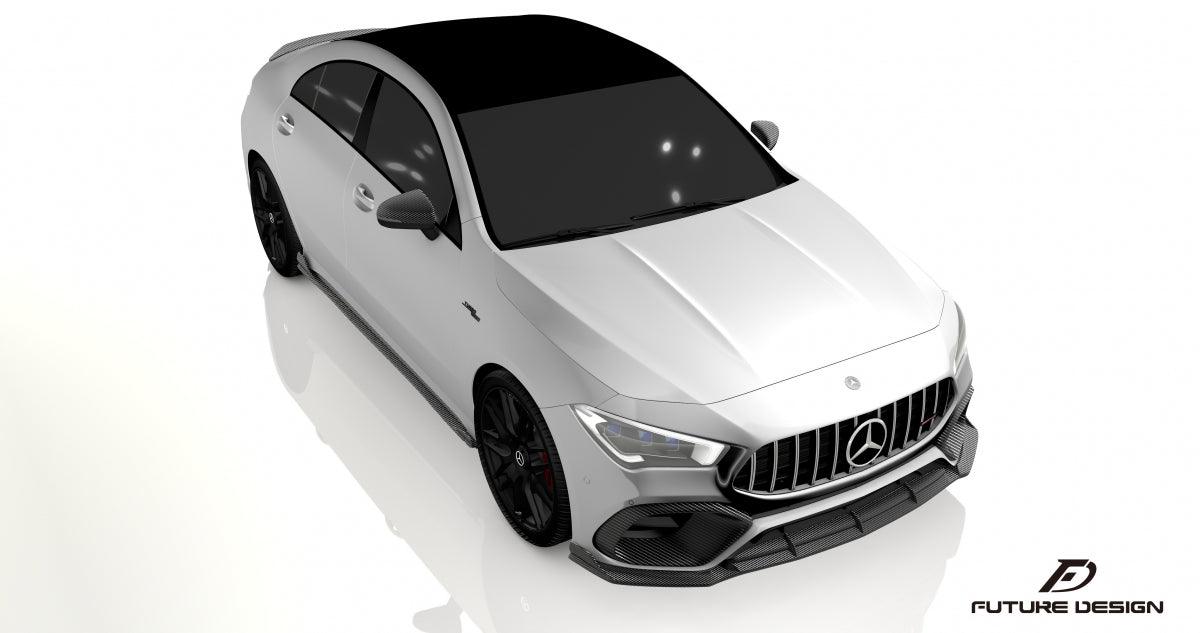 Future Design FD GT Carbon Fiber Front Lip For CLA C118 CLA45 2020-ON - Performance SpeedShop