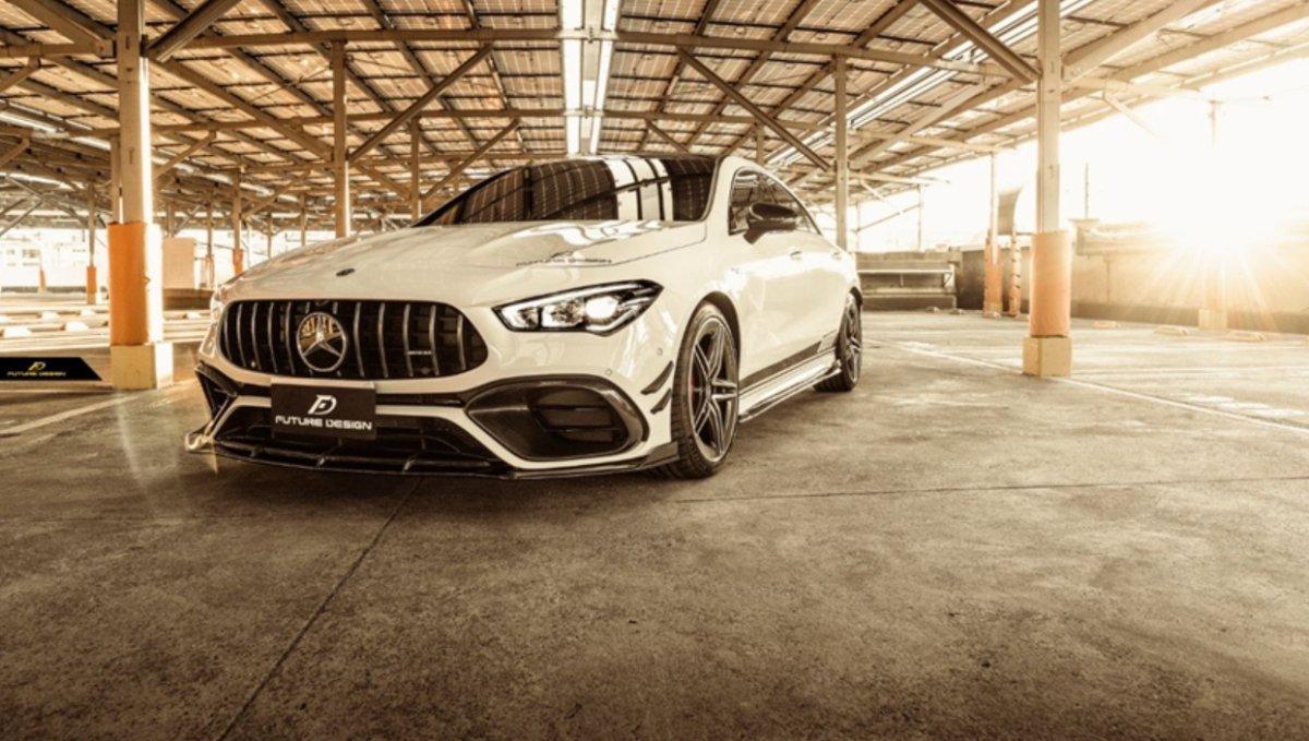 Future Design FD GT Carbon Fiber Front Lip For CLA C118 CLA45 2020-ON - Performance SpeedShop