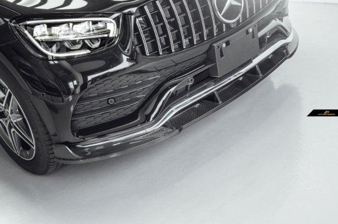 Future Design FD GT Carbon Fiber FRONT LIP SPLITTER for Mercedes Benz GLC250 AMG / GLC300 AMG / GLC43 AMG W253 GLC & GLC Coupe 2020-ON Facelift - Performance SpeedShop