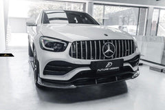 Future Design FD GT Carbon Fiber FRONT LIP SPLITTER for Mercedes Benz GLC250 AMG / GLC300 AMG / GLC43 AMG W253 GLC & GLC Coupe 2020-ON Facelift - Performance SpeedShop