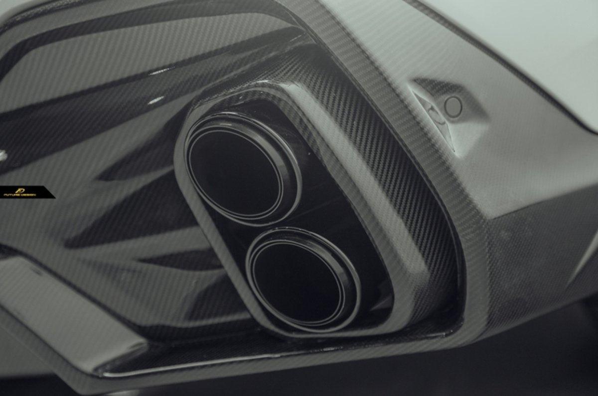 Future Design FD GT Carbon Fiber REAR DIFFUSER for BMW X6 G06 2020-ON - Performance SpeedShop