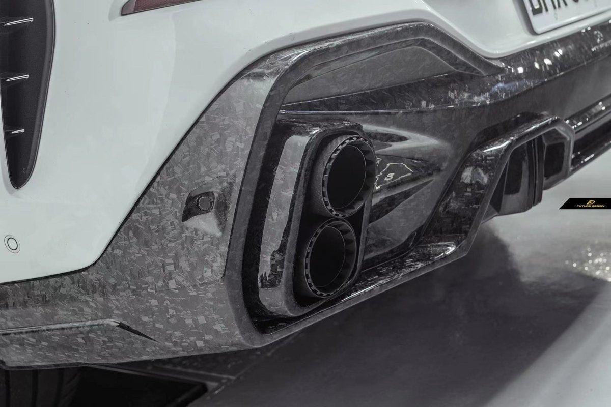 Future Design FD GT Carbon Fiber REAR DIFFUSER for BMW X6 G06 2020-ON - Performance SpeedShop