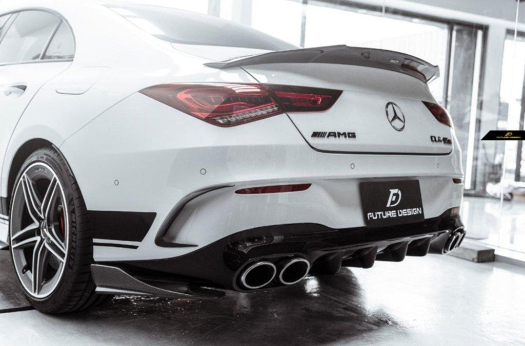 Future Design FD GTS V Carbon Fiber Rear Spoiler For CLA C118 CLA45 ...