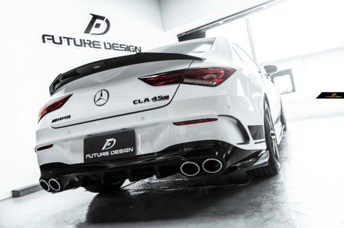 Future Design FD GTS V Carbon Fiber Rear Spoiler For CLA C118 CLA45 CLA35 CLA250 2020-ON - Performance SpeedShop