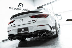 Future Design FD GTS V Carbon Fiber Rear Spoiler For CLA C118 CLA45 CLA35 CLA250 2020-ON - Performance SpeedShop