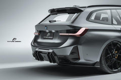 Future Design FD V1 Carbon Fiber Rear Diffuser for BMW G20 / G21 3 Series M340i 330i 2023-ON LCI - Performance SpeedShop